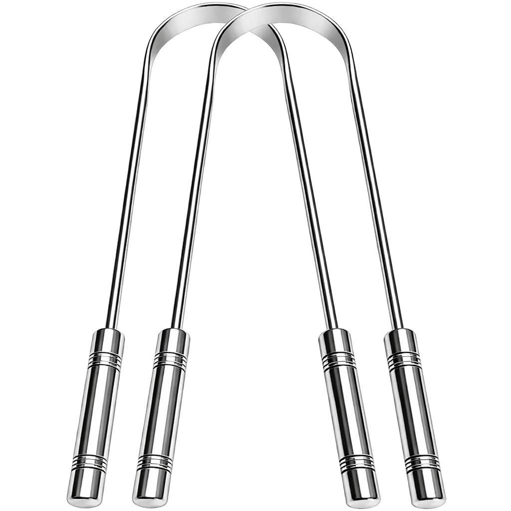 S S Tongue Cleaner for Adults [2 Pcs]