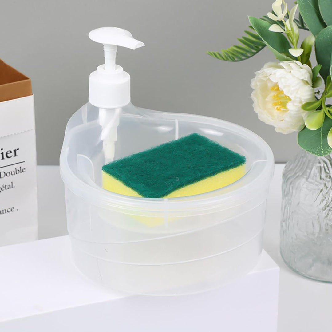 Double Layer 2 in 1 Liquid Soap Dispenser