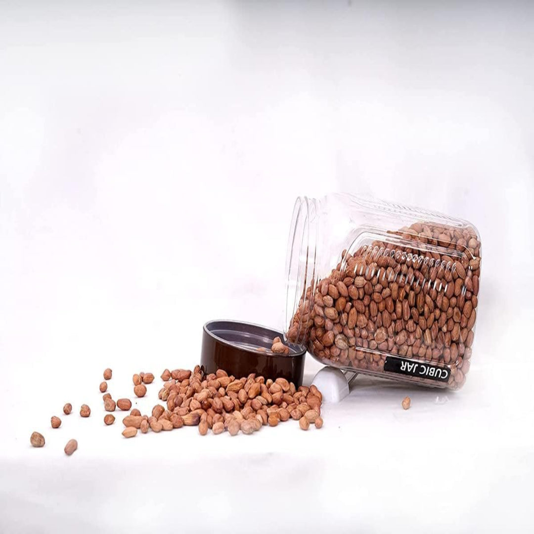 CABIC JAR 750 & 350 ML Transparent - Set of 6