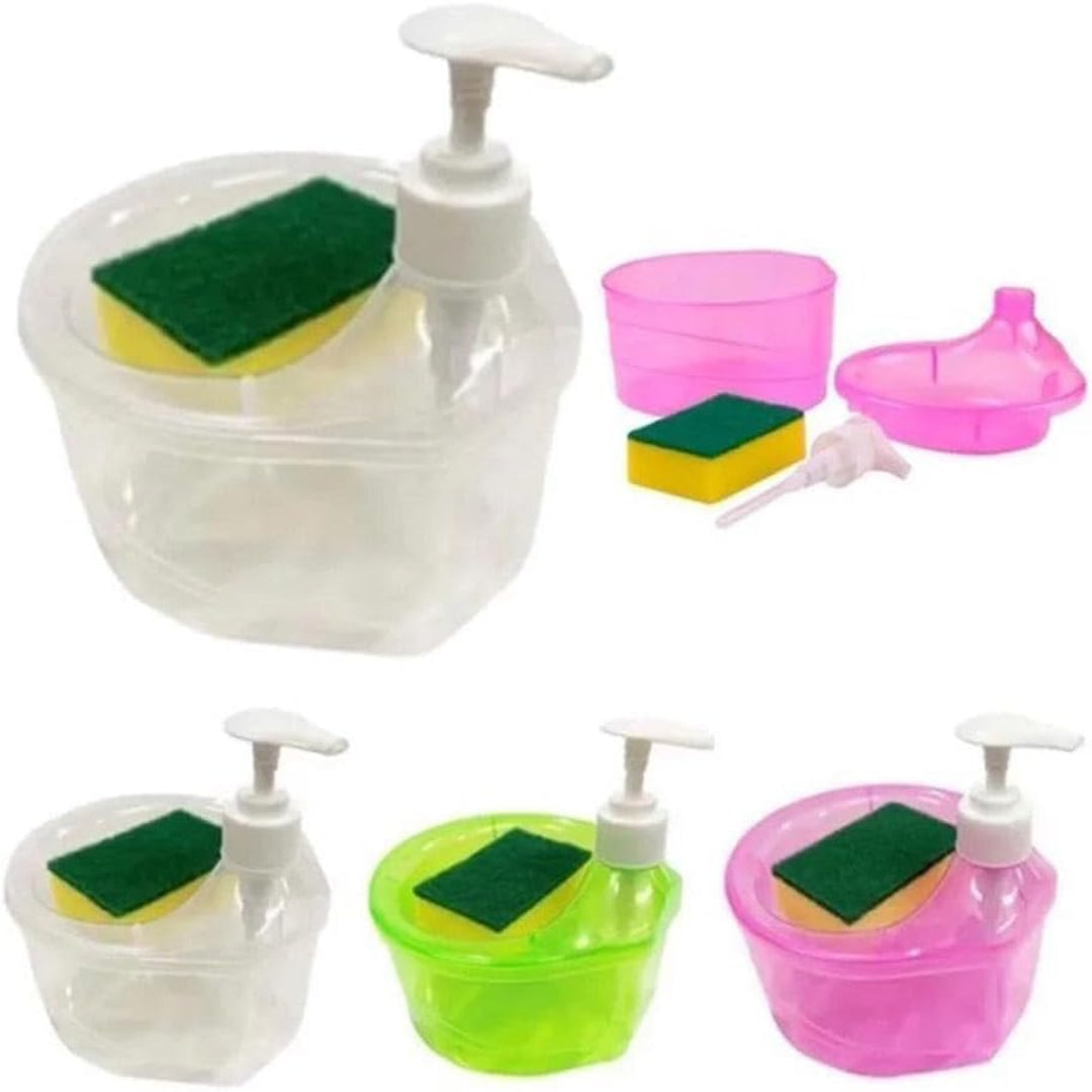 Double Layer 2 in 1 Liquid Soap Dispenser