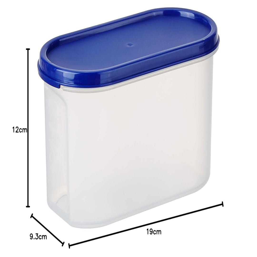 Veer Plast Food Space 1.2L - Set of 4 (Multicolour)