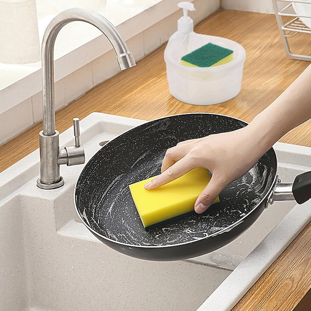 Double Layer 2 in 1 Liquid Soap Dispenser