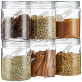 Veer Plast Jigma Storage Jar 500 ML Transparent Set of 4 Transparent