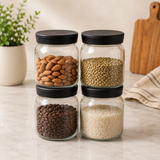 Veer Plast - Fashion Jar 500ml & 200 ml - Pack of 4 & Pack of 6