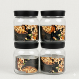 Veer Plast - Fashion Jar 500ml & 200 ml - Pack of 4 & Pack of 6