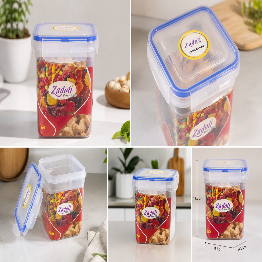 Zadoli Milan Square Container Clip & Lock  (PCS OF 3)