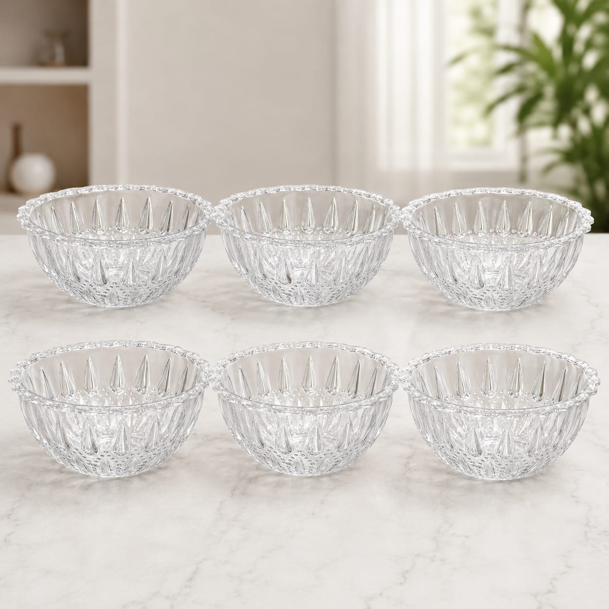 Unbreakable Plastic Bowls/Cups Set of 06
