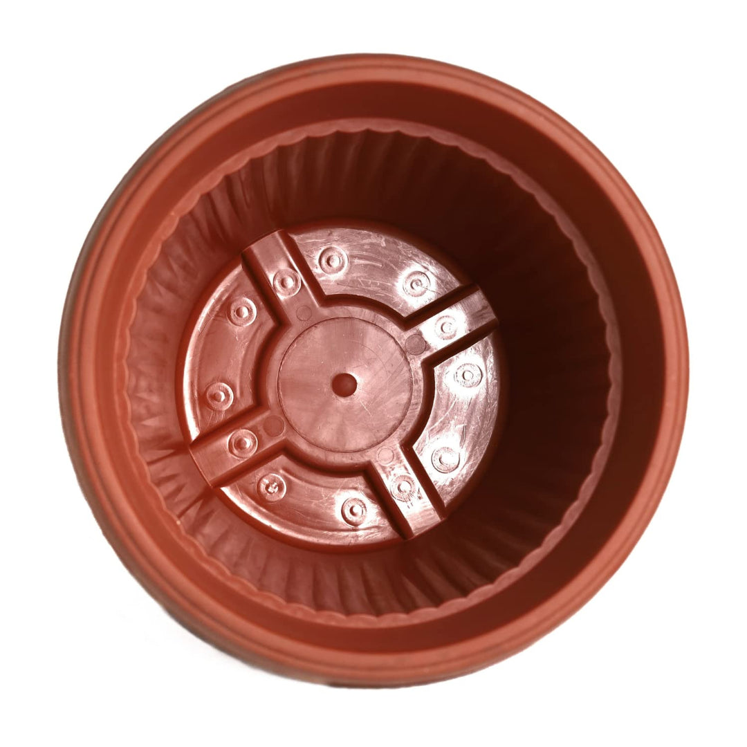 Veer Plast - Green City Plastic Plant Pots Set of 4/6