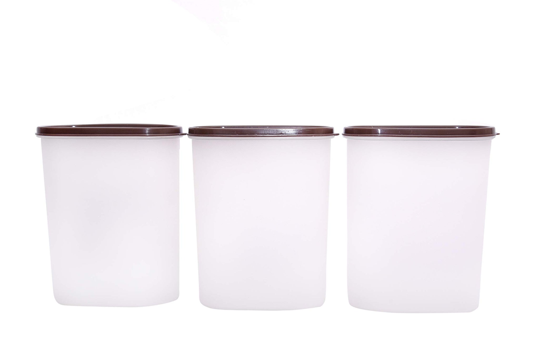 Airtight Plastic Storage Container Set (3 Pcs) | BPA Free Food Grade Kitchen Storage Box | Freezer & Microwave Safe | Space Saving Pantry Organizer