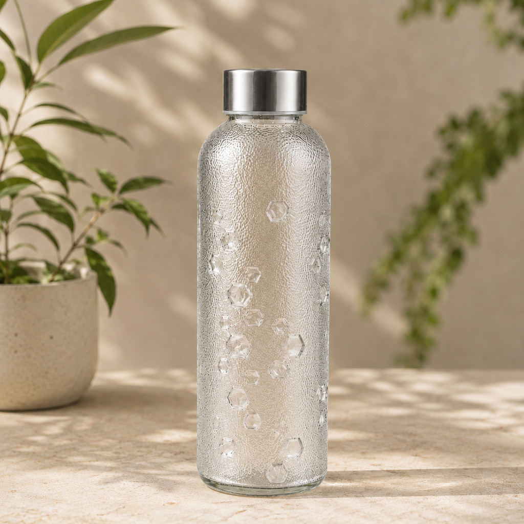 1 Litre Leak-Proof Water Bottle with Steel Cap – Pack of 3 / 6 – photo 3