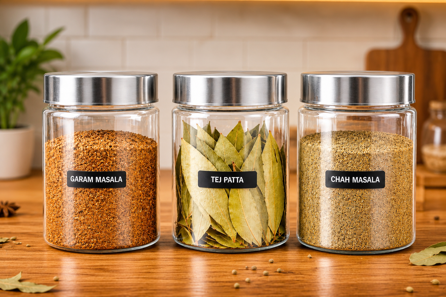 Galaxy Pet Jar | Steel Cap Premium Quality Jar Set | 250 TO 2000 Ml |(★PACK OF 3★)