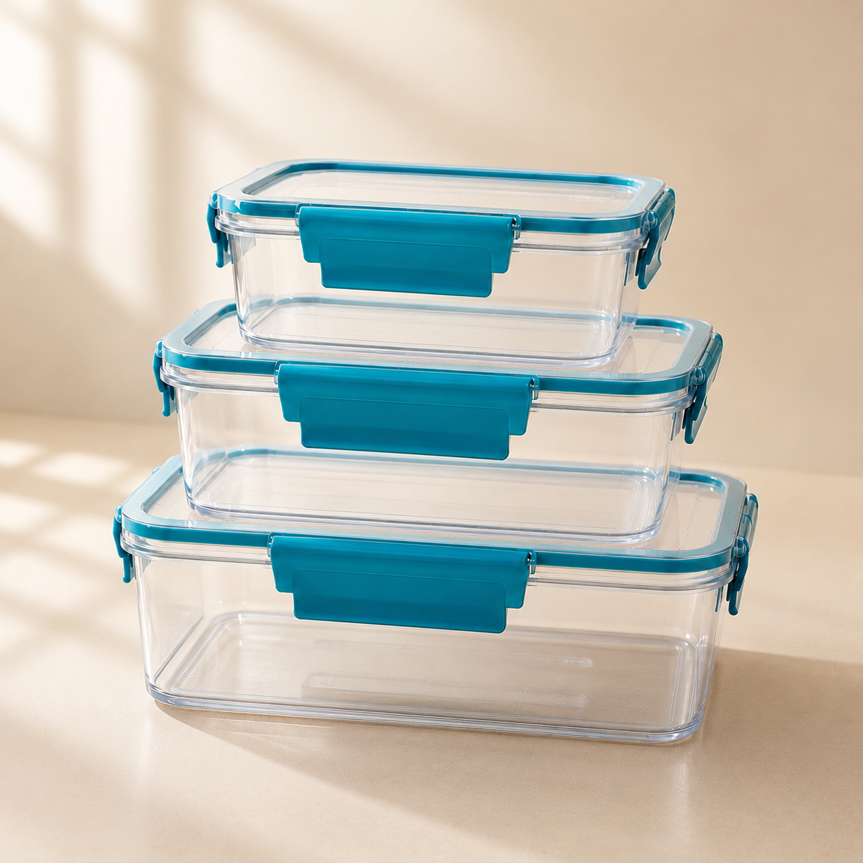 Multipurpose Premium Hard Plastic Containers (★PACK OF 3★)