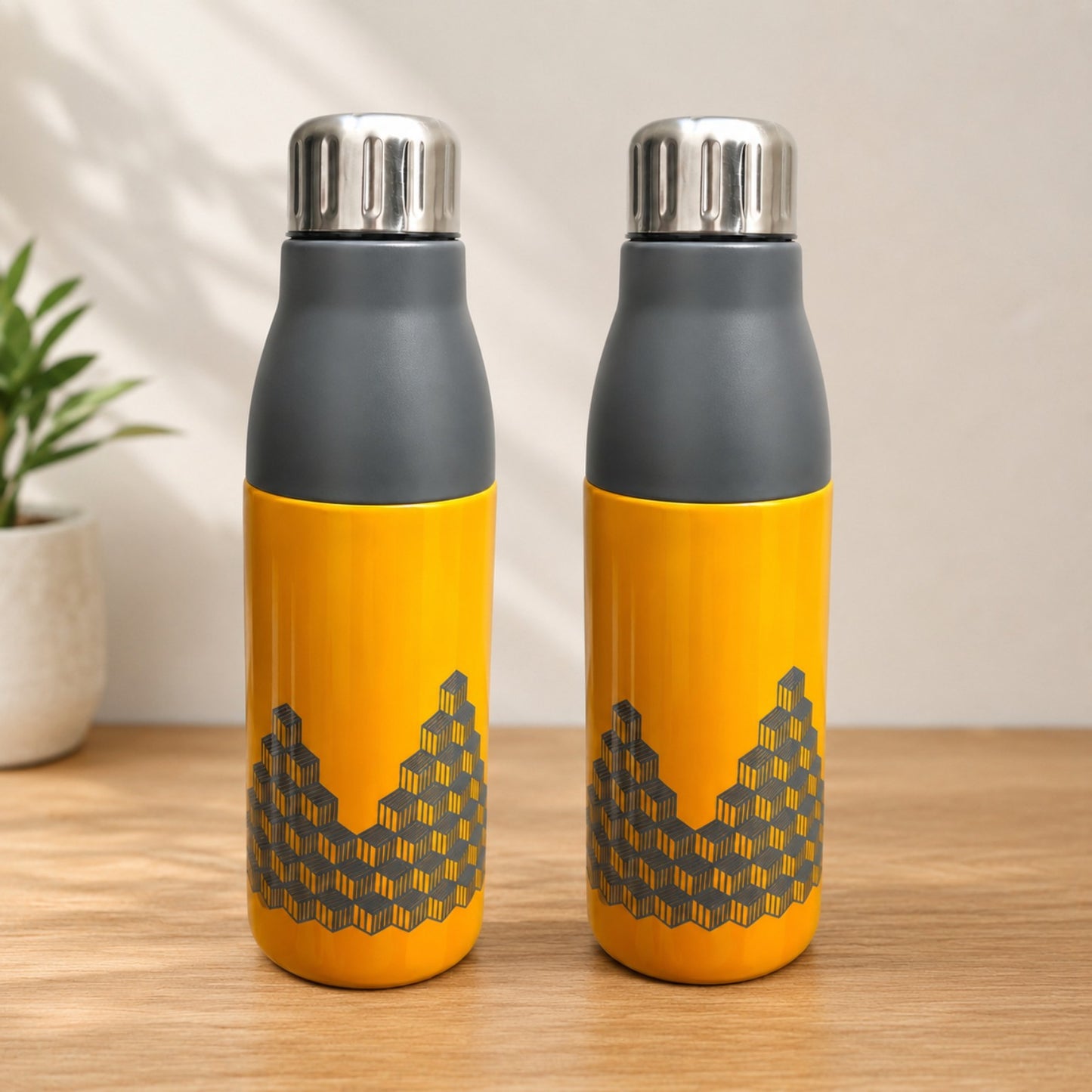 Royal Ware Cool Campus | Bpa Free | Insulated Water Bottel| 800 ML| (★ Pack Of 2★)