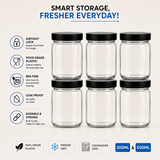 Veer Plast Fashion Jar (★PACK OF 6★)
