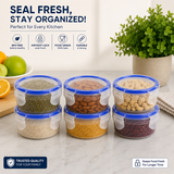 Veer Plast - Lock & Seal Clip and Lock Container Set of 6 (300 ml)