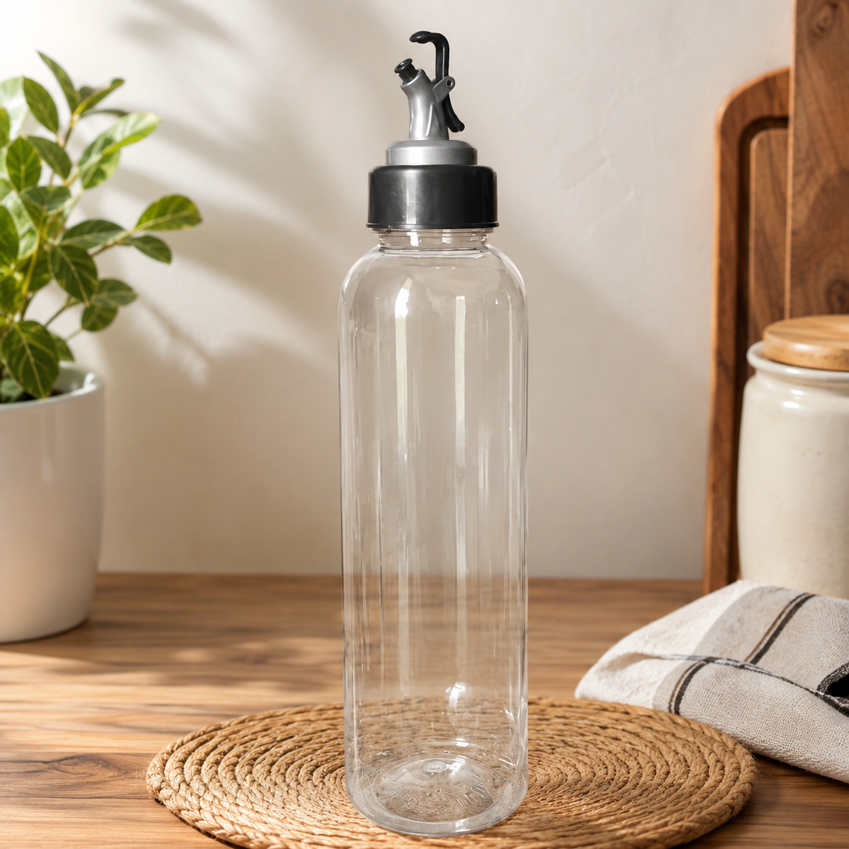 1 Litre Oil Dispenser Bottle BPA Free | Kitchen Oil Pourer