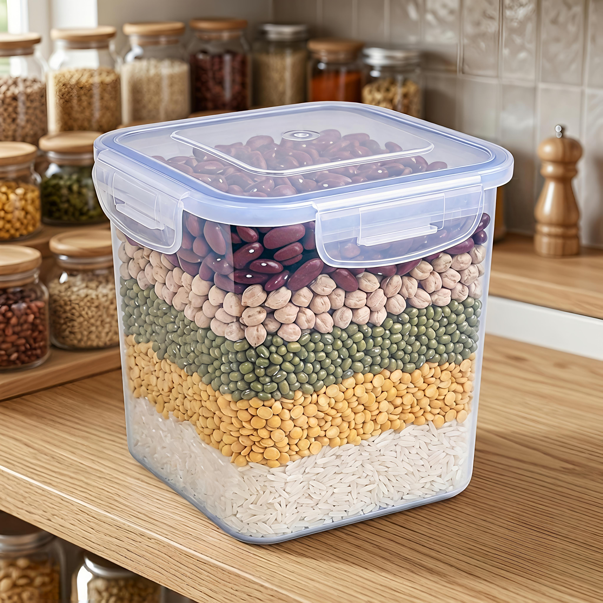 Zadoli Milan Square 1000 ml, 1500 ml, 2500 ml Air Tight Locked Food Container (★PACK OF 3★)