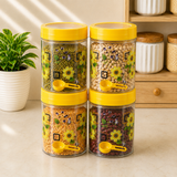 Veer Dream Storage Jar | 500Ml | Bpa Free | (★Pack Of 4★)