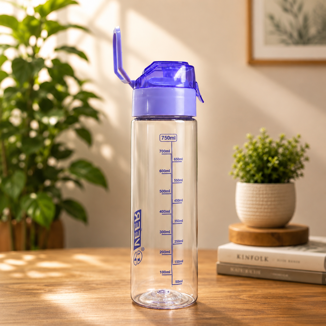 Veer Plast Motivational Water Bottle 750 ML| (★Pack Of 4★)