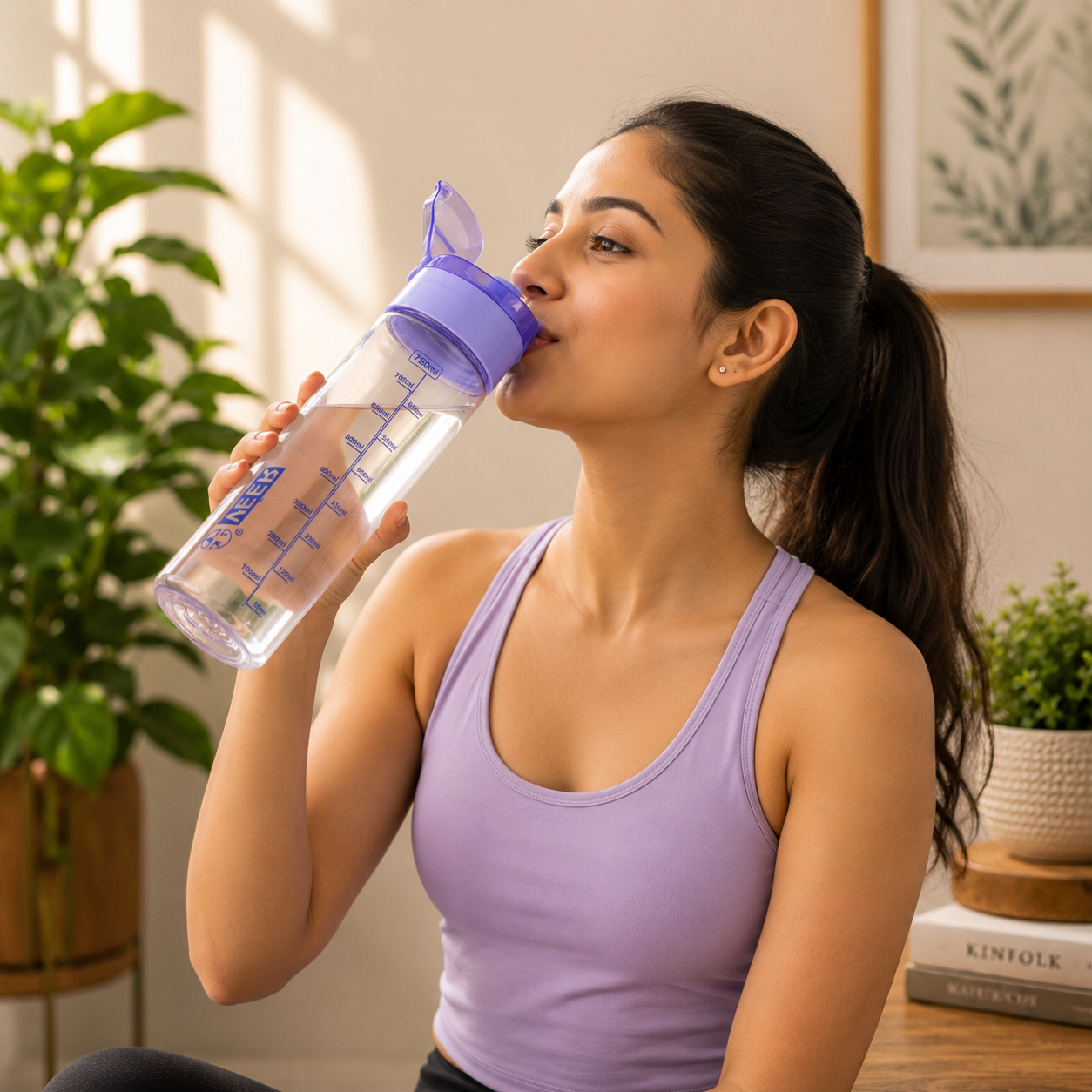 Veer Plast Motivational Water Bottle 750 ML| (★Pack Of 4★)